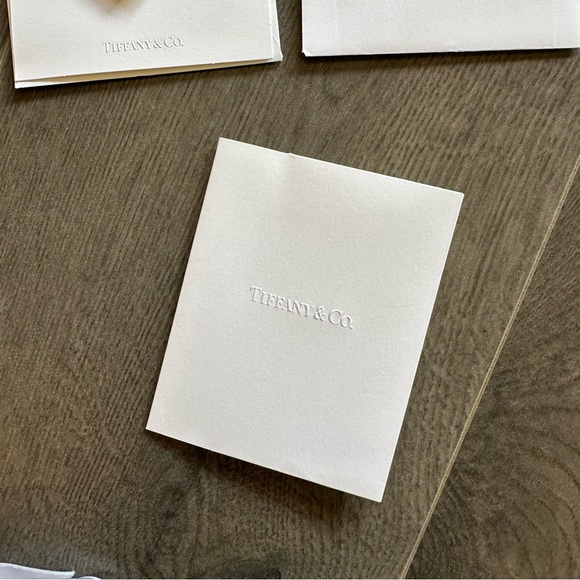 Authentic Tiffany small gift bag, box, ribbon & cards - Picture 6 of 15